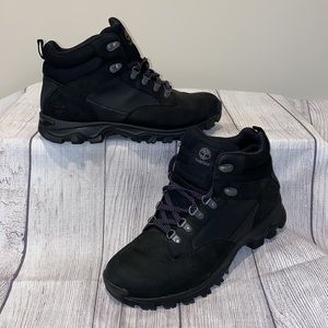 MEN’S TIMBERLAND BOOTS BLACK MID WITH ORTHOLITE- NWOT